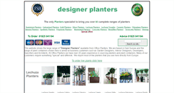 Desktop Screenshot of designerplanters.co.uk